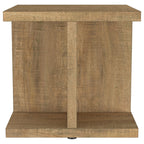 Cortona Square Engineered Wood Cocktail Coffee Table Mango