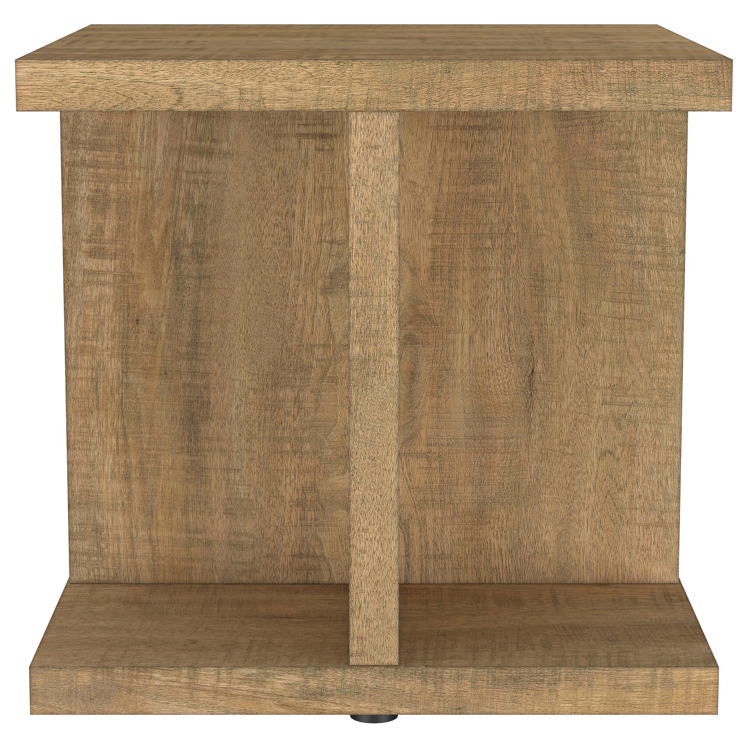 Cortona Square Engineered Wood Cocktail Coffee Table Mango
