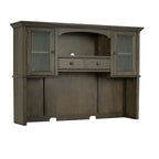 Hartshill 66-inch 5-drawer Credenza with Hutch Burnished Oak