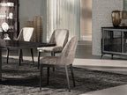 ESF Furniture - Aris 9 Piece Dining Room Set in Onyx - ARISTABLE-9SET