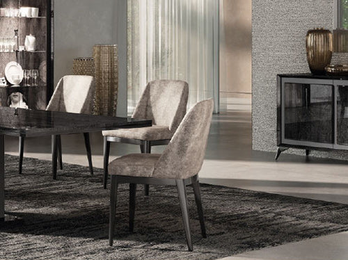 ESF Furniture - Aris 5 Piece Dining Room Set in Onyx - ARISTABLE-CHAIR-5SET
