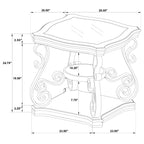 Laney 1-shelf Glass Top Rectangular Coffee Table Deep Merlot