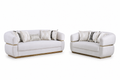 Lumira — carmela cream two piece — exact included furniture on white