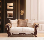Galaxy Home Carmen Loveseat in Beige