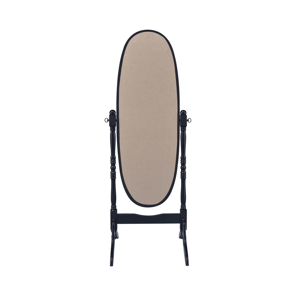 Foyet Wood Adjustable Full Length Cheval Mirror Merlot