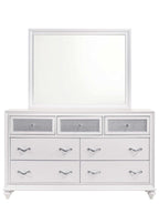 Barzini 5-piece California King Bedroom Set White
