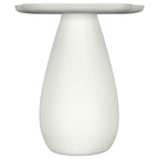 Perth 17-inch Side Table with Cloud-Shaped Top Off White