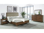 Maderia 4-piece Eastern King Bedroom Set Walnut