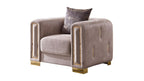 Galaxy Home Impreza Chair in Cream