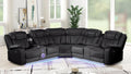 Galaxy Home Challenger Reversible Sectional Black