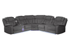 Galaxy Home Challenger Reversible Sectional Gray