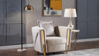 Galaxy Home Chanelle Chair in Cream