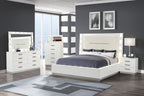 Galaxy Home Coco Nightstand in Milky White