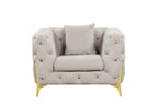 Galaxy Home Contempo Chair in Light Gray
