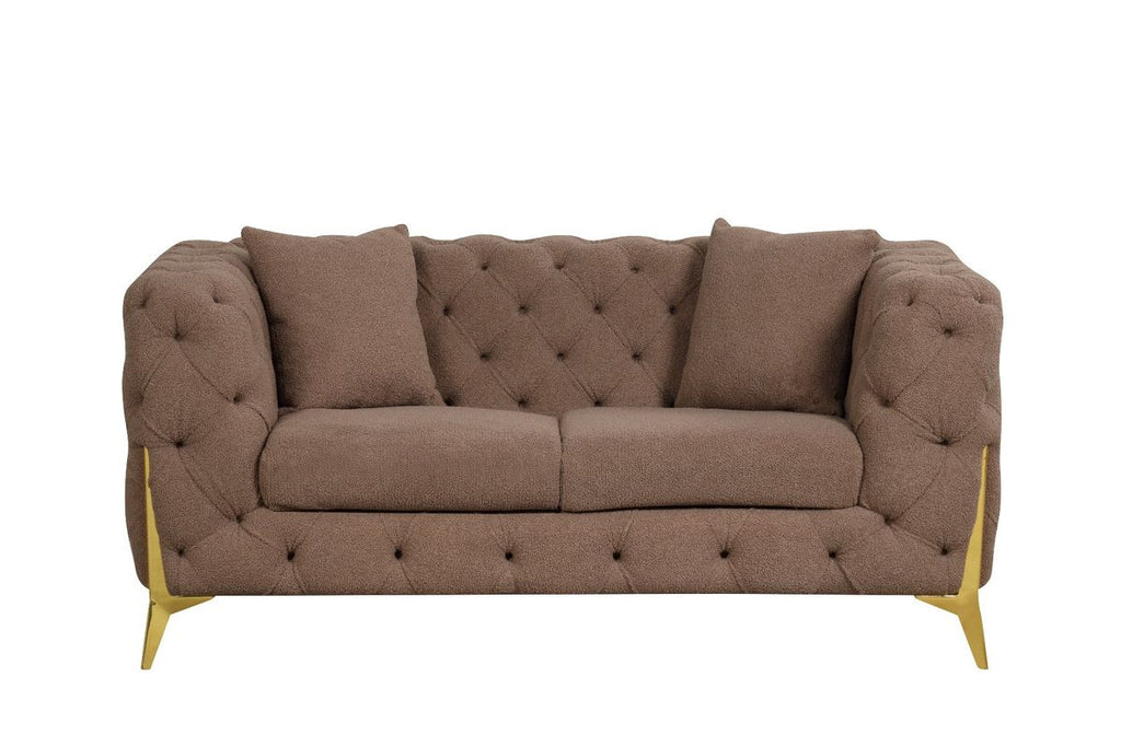 Galaxy Home Contempo Loveseat in Mocha
