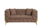 Galaxy Home Contempo Loveseat in Mocha