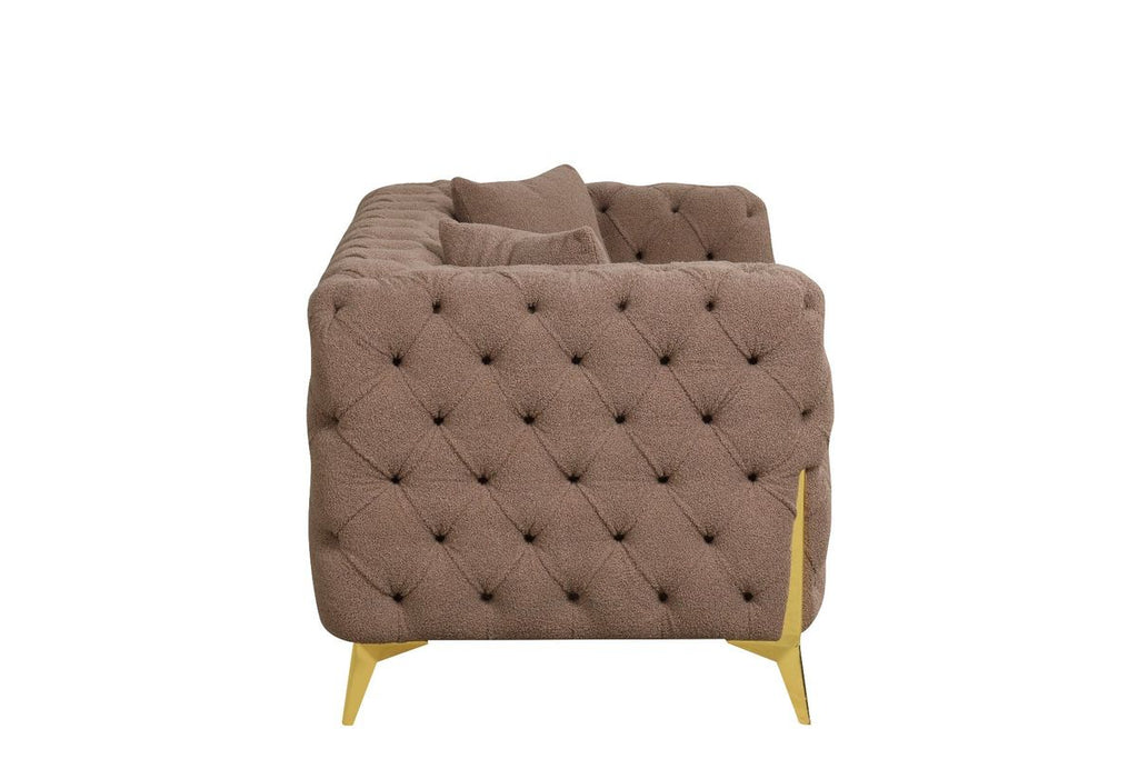 Galaxy Home Contempo Loveseat in Mocha