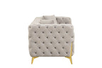 Galaxy Home Contempo Loveseat in Grey