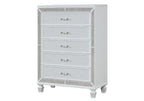 Galaxy Home Crystal Chest in White