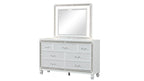 Galaxy Home Crystal Mirror in Black