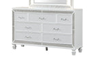 Galaxy Home Crystal Dresser in White