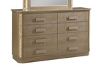 Galaxy Home Medusa Dresser in Gold