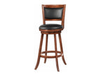 Broxton Upholstered Swivel Bar Chair Chestnut (Set of 2)