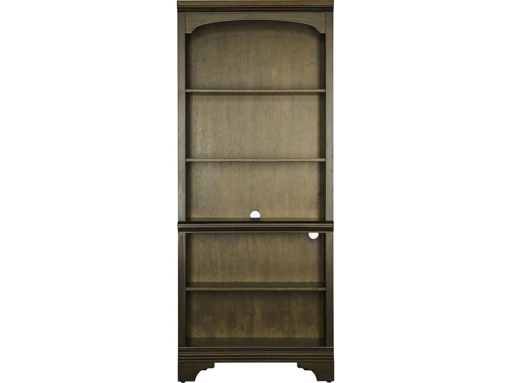 Hartshill 78-inch 5-shelf Bookcase Burnished Oak