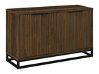 Ryatt 4-door Engineered Wood Accent Cabinet Dark Pine
