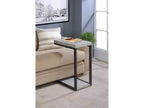 Beck Engineered Wood C-Shape Sofa Side Table Cement