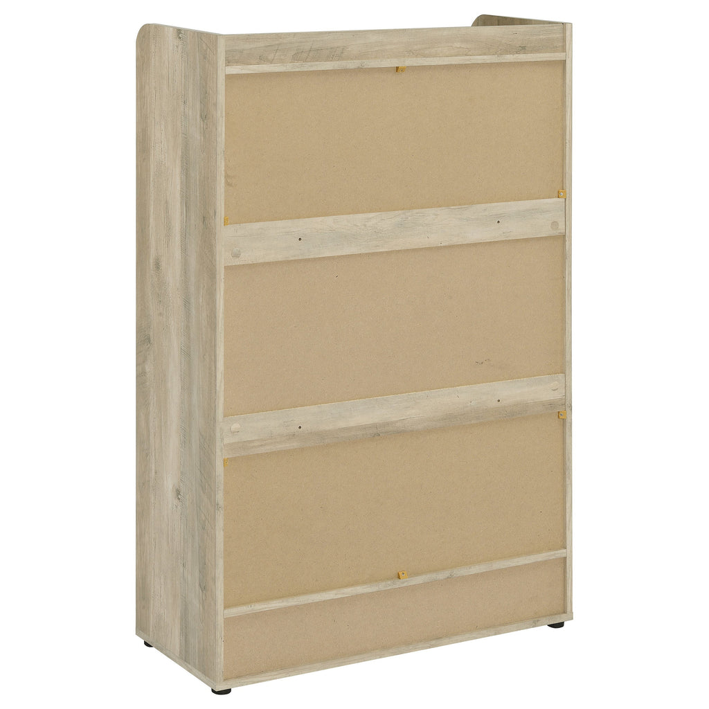 Denia 3-tier Engineered Wood Shoe Cabinet White