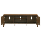 Thori 63-inch 2-door TV Stand Media Console Dark Brown
