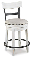 D546-524 counter-height swivel barstool on a clean white background
