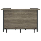 Bellemore Freestanding Home Bar Wine Cabinet Grey Driftwood