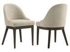 Reseda Upholstered Dining Side Chair Beige (Set of 2)