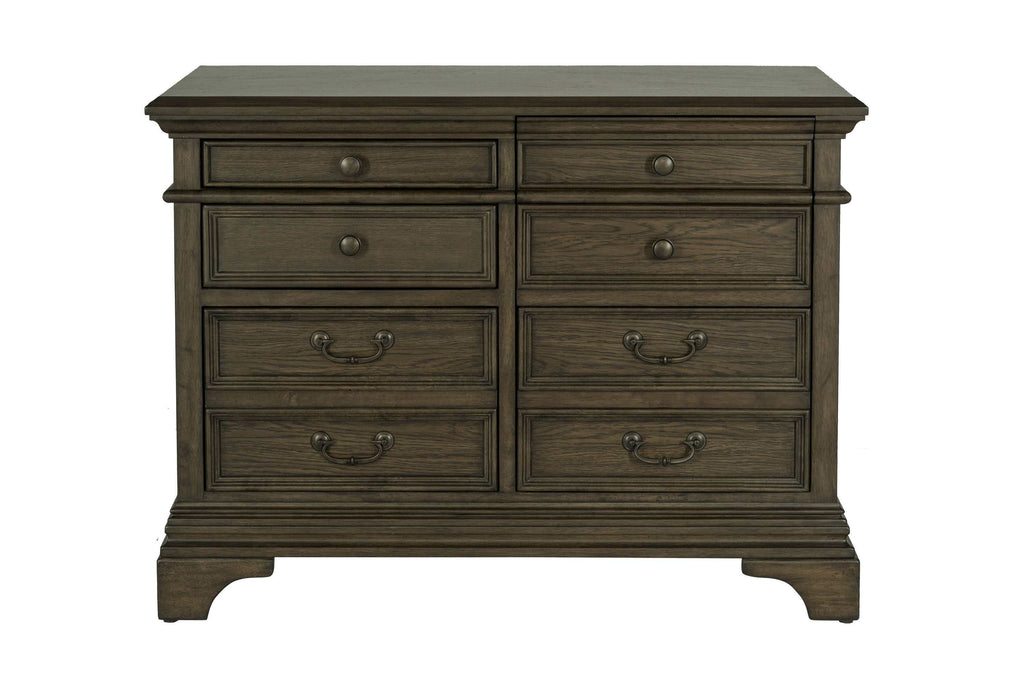 Hartshill 5-drawer Home Office File Cabinet Burnished Oak