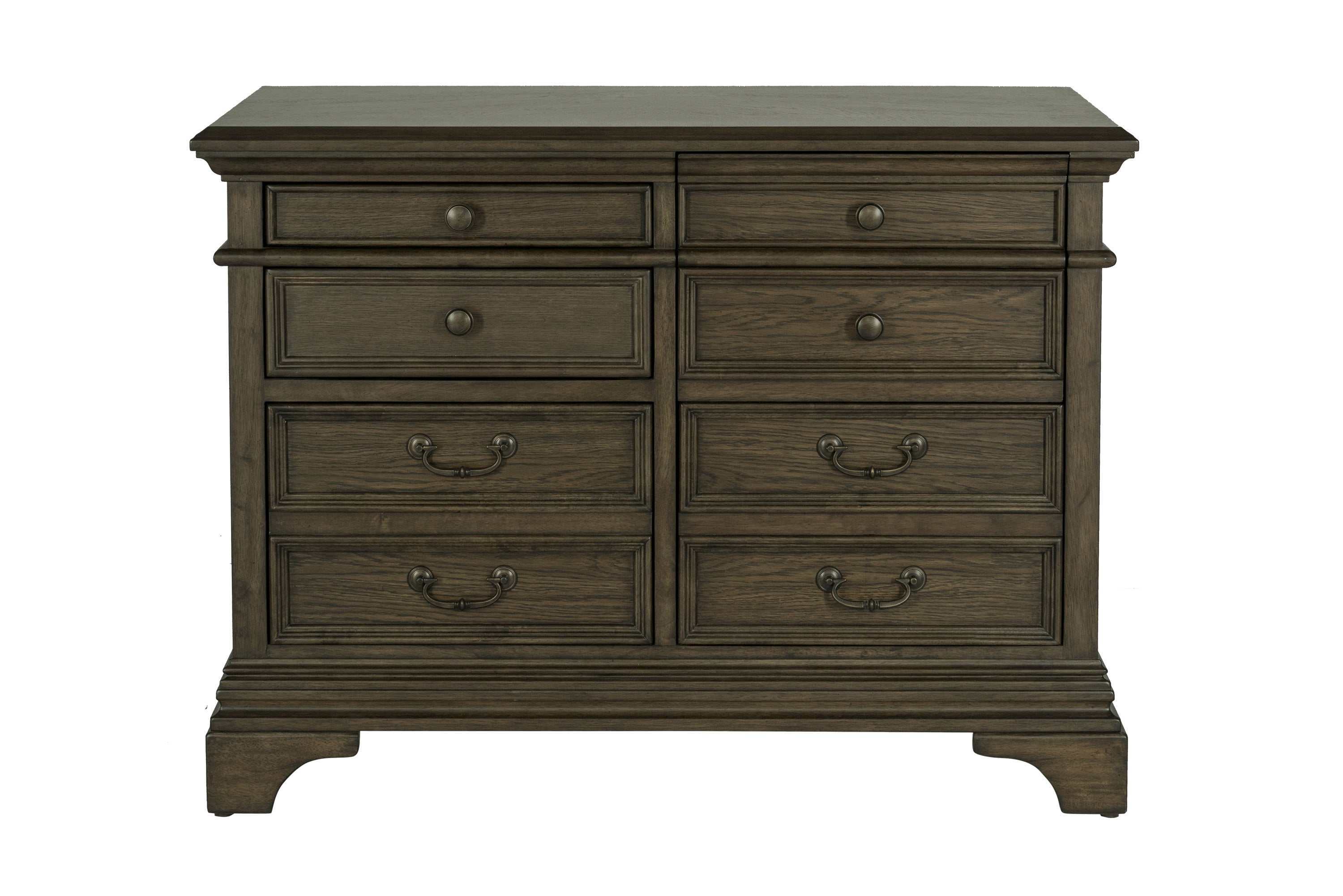 Hartshill 5-drawer Home Office File Cabinet Burnished Oak