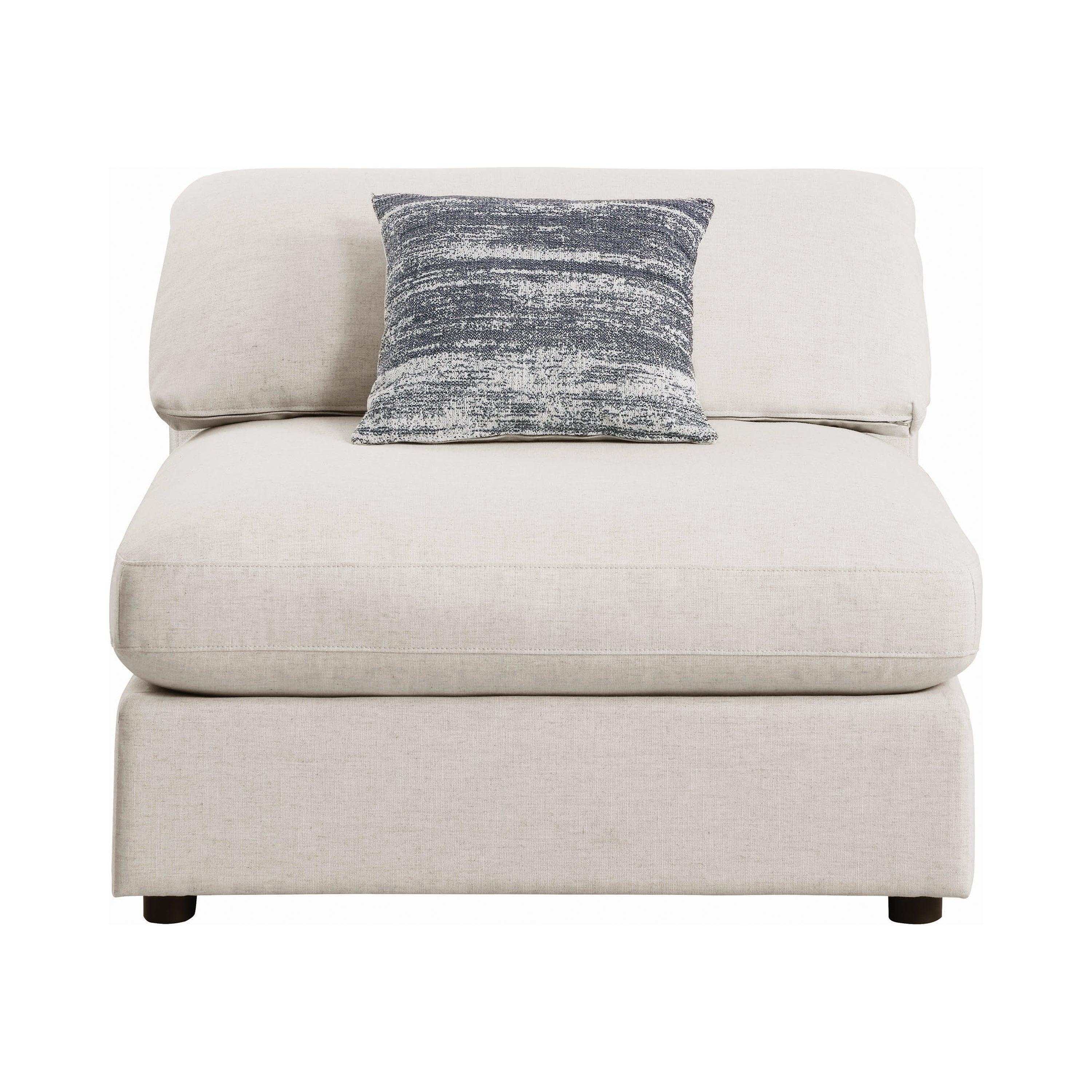 Serene 6-piece Upholstered Modular Sectional Sofa Beige