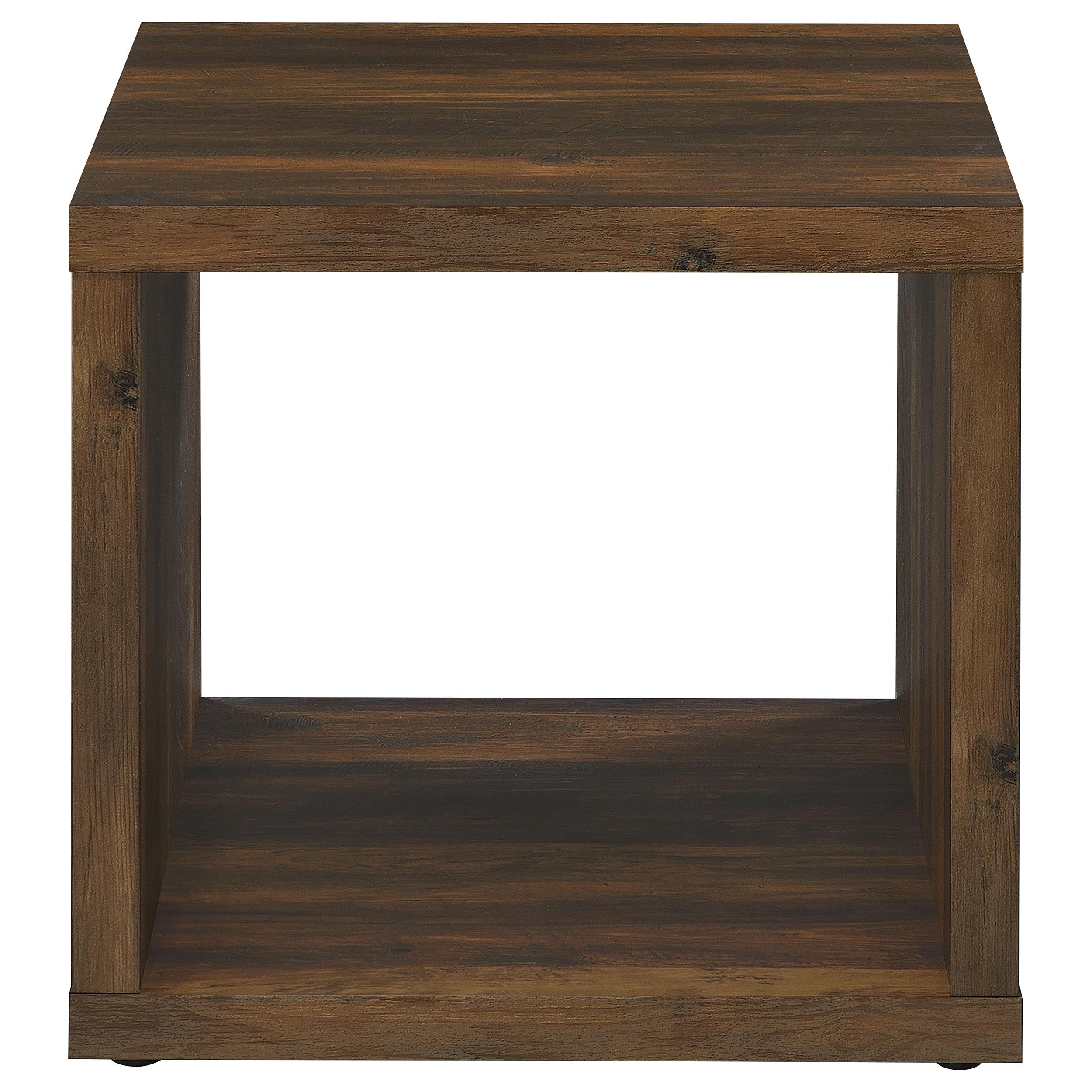 Frisco Square Engineered Wood Coffee Table Dark Pine