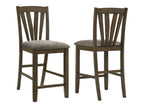 Canfield Counter Height Dining Side Chair Brown (Set of 2)