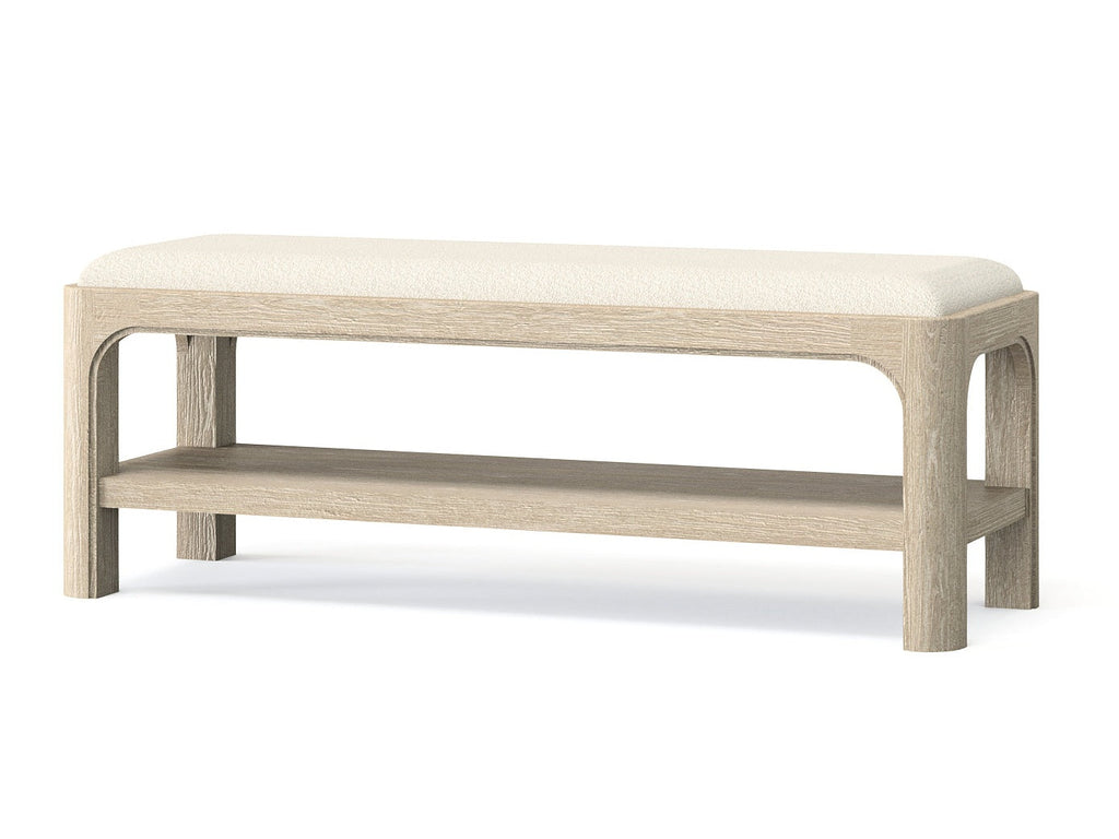 Solano 52-inch Bedroom Bed End Bench Weathered Mango