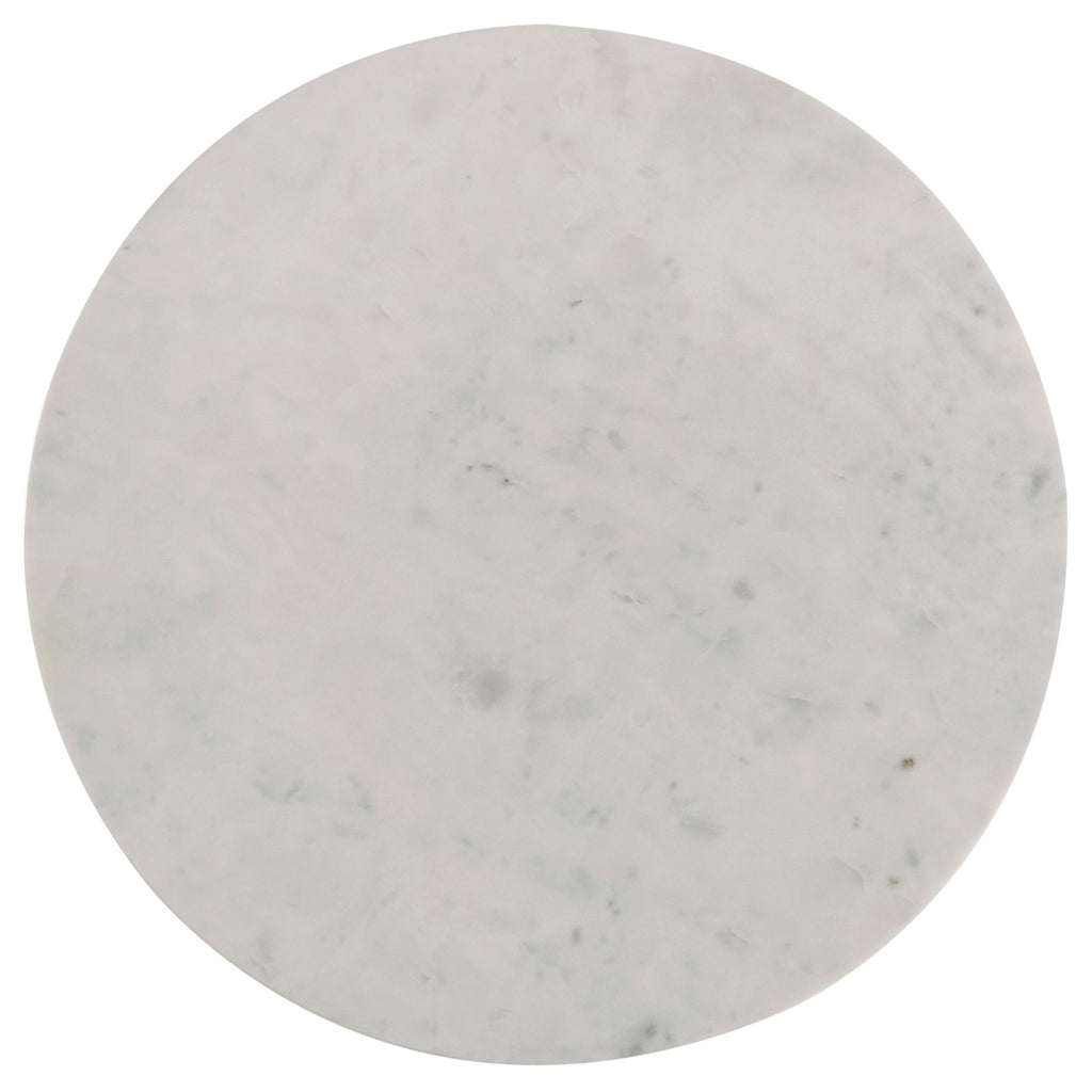 Astoria Round Genuine Marble Coffee Table White