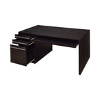 Halston 60-inch 3-drawer Office Computer Desk Cappuccino