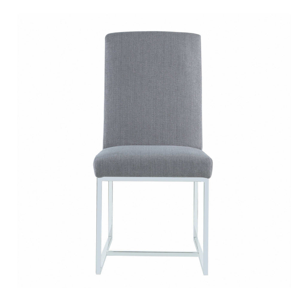 Mackinnon Upholstered Dining Side Chair Grey (Set of 2)
