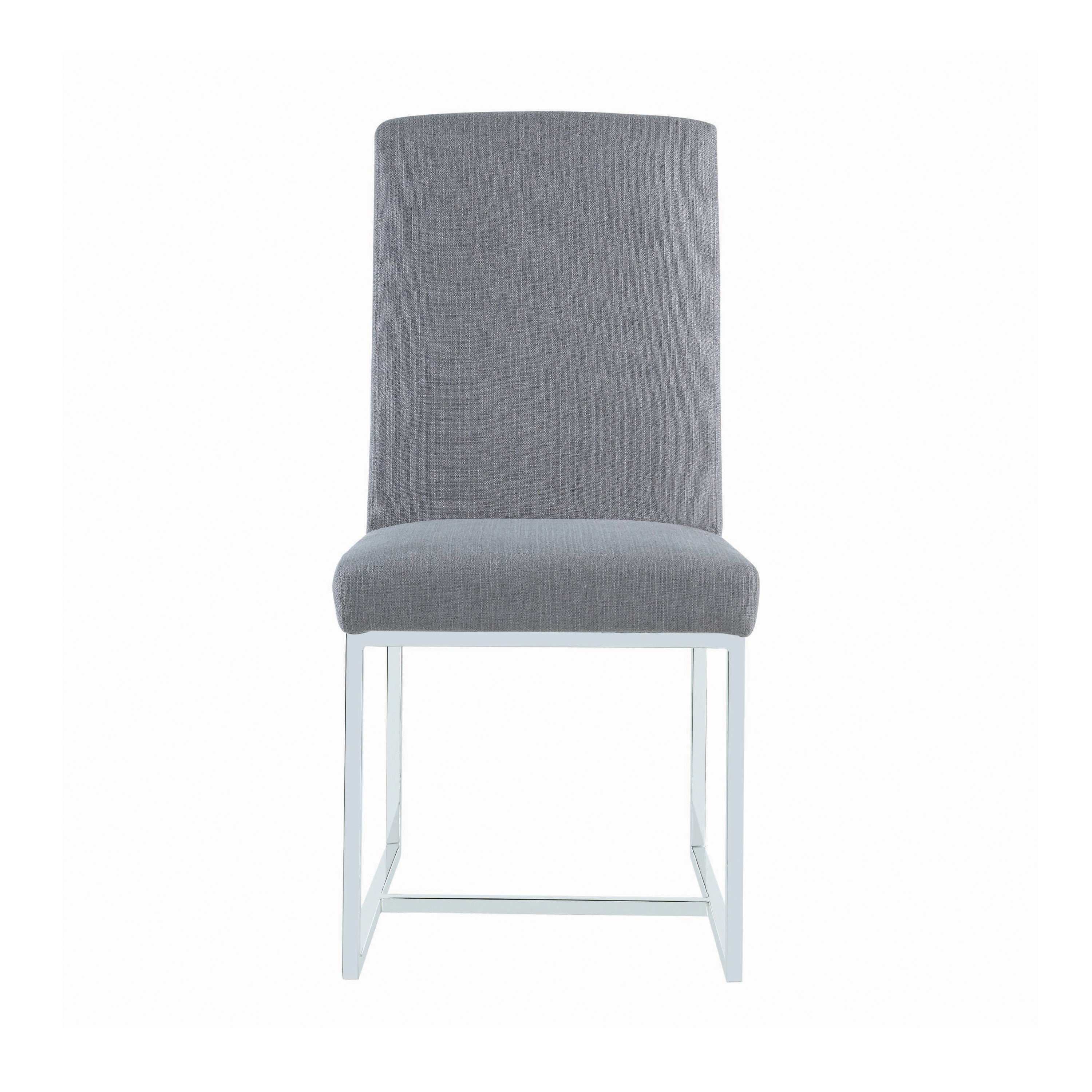 Mackinnon Upholstered Dining Side Chair Grey (Set of 2)