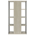 Loomis 72-inch 4-shelf Bookshelf Whitewashed Grey
