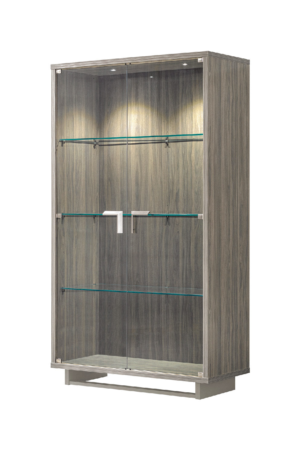 ESF Furniture - Volare 12 Piece Dining Room Set in Grey - VOLARETABLEGREY-12SET
