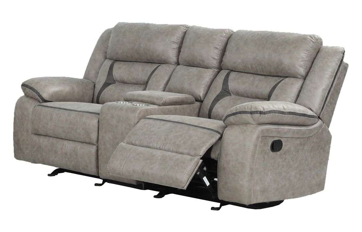 Galaxy Home Denali Loveseat in Gray