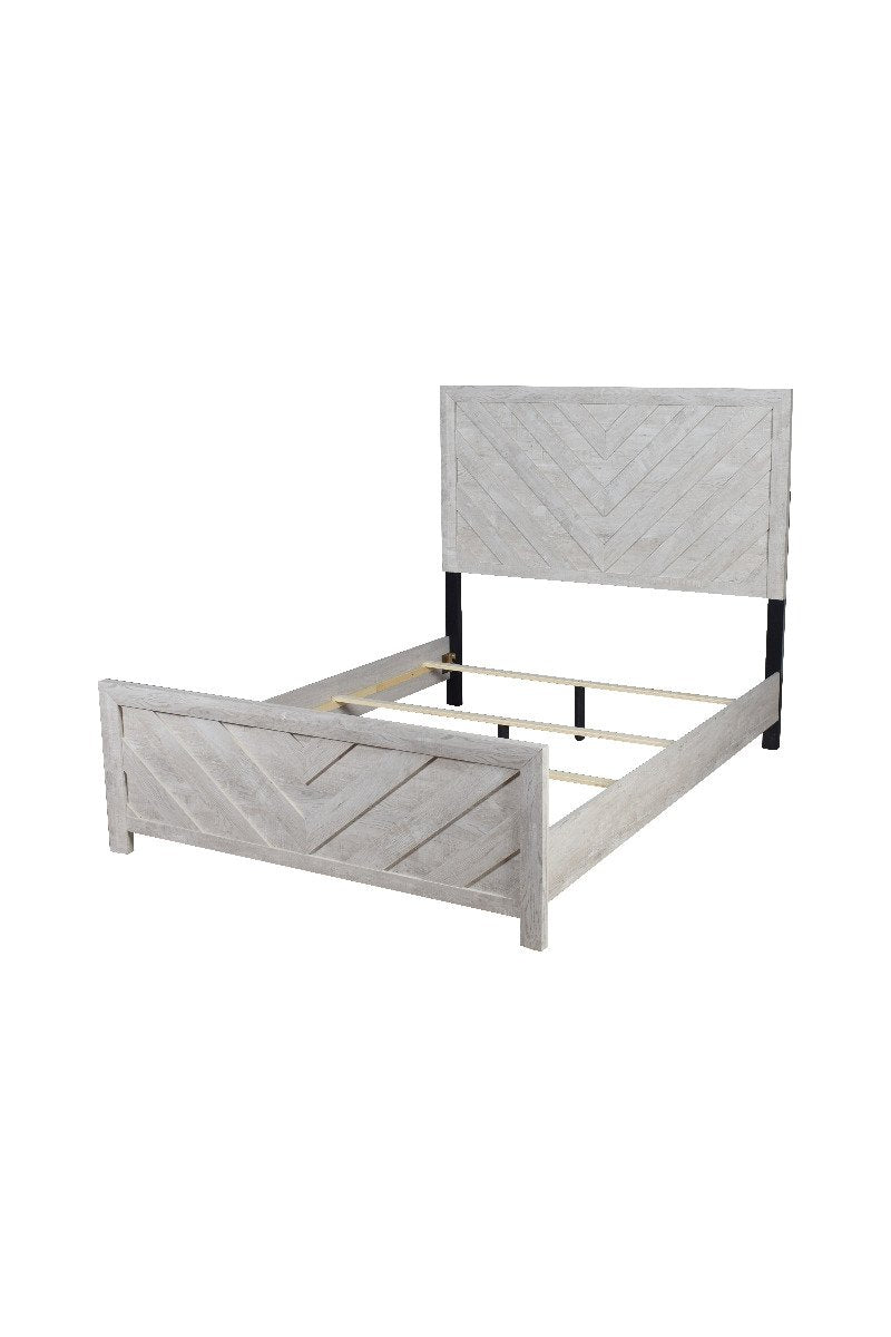 Galaxy Home Denver Queen Bed in Rustic Oak