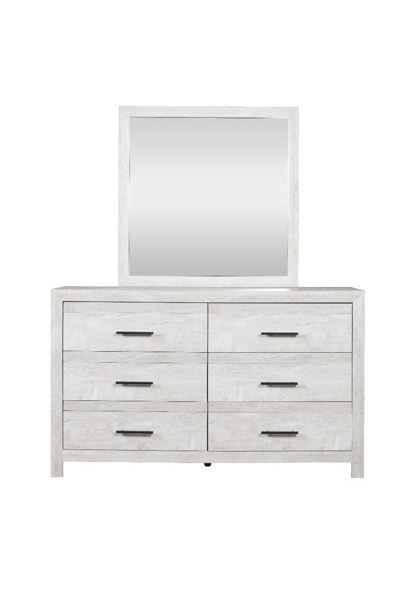 Galaxy Home Denver Mirror Rustic Oak